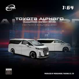 Toyota  - Alphard  white - 1:64 - ModelModel - MM64-Alphard-002 - MM64-Alphard-002 | Toms Modelautos