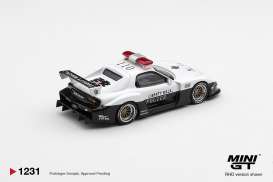 Mazda  - RX-7 1998 white/black - 1:64 - Mini GT - MGT01231-BL - MGT01231-BL | Toms Modelautos