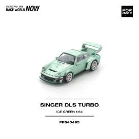 Singer  - DLS Turbo ice green - 1:64 - Pop Race Limited - PR640495 - PR640495 | Toms Modelautos
