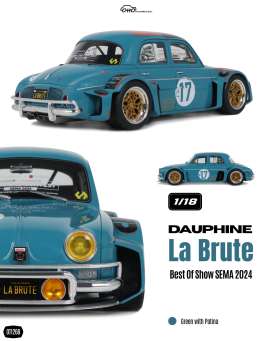 Renault  - Dauphine 2024 blue - 1:18 - OttOmobile Miniatures - OT1268 - OT1268 | Toms Modelautos
