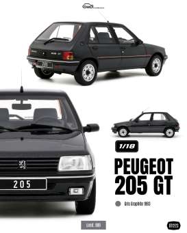 Peugeot  - 205 GT 1993 grey - 1:18 - OttOmobile Miniatures - OT1223 - OT1223 | Toms Modelautos
