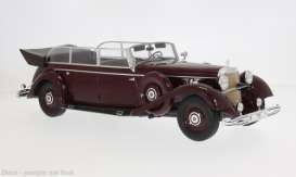 Mercedes Benz  - 770 (W150) 1938 dark red/black - 1:18 - MCG - 1004003 - MCG18665 | Toms Modelautos