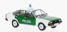 Volkswagen  - Passat 1977 white/green - 1:87 - Brekina - 1012697 - PCX871258 | Toms Modelautos