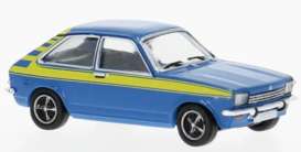 Opel  - Kadett C City 1975 blue/yellow - 1:87 - Brekina - 1008510 - PCX870774 | Toms Modelautos