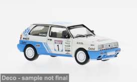 Volkswagen  - Rally Golf 1991 white/blue - 1:87 - Brekina - 1012671 - PCX871596 | Toms Modelautos