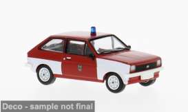 Ford  - Fiesta 1976 white/red - 1:87 - Brekina - 1012684 - PCX871255 | Toms Modelautos
