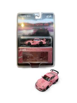 Porsche  - RWB 930 matte pink - 1:64 - ModelModel - MM64-RWB993-013 - MM64-RWB993-013 | Toms Modelautos