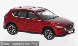 Mazda  - CX-5 2022 red - 1:87 - Brekina - 1004129 - PCX870578 | Toms Modelautos