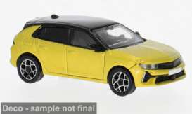 Opel  - Astra L 2021 yellow/black - 1:87 - Brekina - 1004134 - PCX870591 | Toms Modelautos