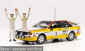 Audi  - Quattro A2 1984 yellow/white - 1:43 - IXO Models - 264297 - ixoSPRM002-84 | Toms Modelautos