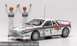 Lancia  - 037 1983 white/blue/red - 1:43 - IXO Models - 264296 - ixoSPRM002-83 | Toms Modelautos
