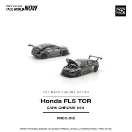 Honda  - Civic FL5 TCR dark chrome - 1:64 - Pop Race Limited - PRDC012 - PRDC012 | Toms Modelautos