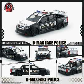 Isuzu  - D-Max 2018 white/black - 1:64 - BM Creations - 64B0508 - BM64B0508 | Toms Modelautos