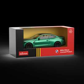 BMW  - M4 CS dark green - 1:43 - Rastar - 64770gr - rastar64770gr | Toms Modelautos