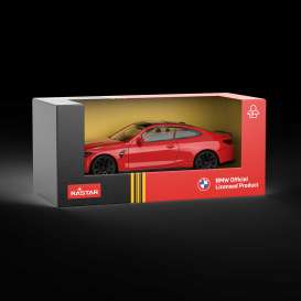 BMW  - M4 Coupe red - 1:43 - Rastar - 64810r - rastar64810r | Toms Modelautos