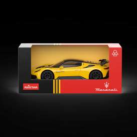 Maserati  - GT2 Stradale yellow - 1:43 - Rastar - 64800y - rastar64800y | Toms Modelautos