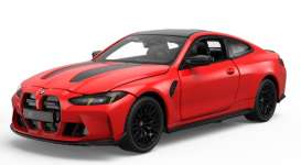 BMW  - M4 CS red - 1:24 - Rastar - 64760r - rastar64760r | Toms Modelautos