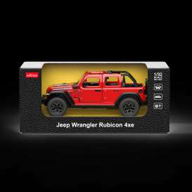 Jeep  - Wrangler Rubicon 4xe red - 1:32 - Rastar - 64620r - rastar64620r | Toms Modelautos