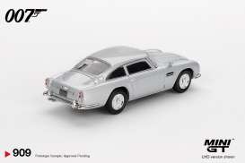 Aston Martin  - DB5 2006 silver - 1:64 - Mini GT - MGT00909-007E - MGT00909-007E | Toms Modelautos