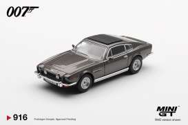 Aston Martin  - V8 Vantage 1987 grey - 1:64 - Mini GT - MGT00916-007J - MGT00916-007J | Toms Modelautos