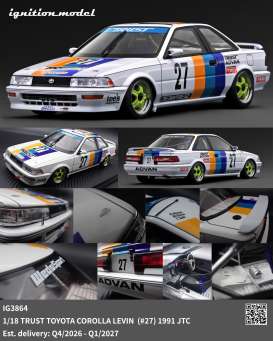 Toyota  - Corolla Levin various - 1:18 - Ignition - IG3864 - IG3864 | Toms Modelautos
