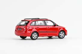 Skoda  - Fabia II Combi 2007 red - 1:43 - Abrex - 143AB-009B - ab143AB-009B | Toms Modelautos