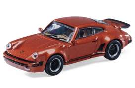 Porsche  - 911 (930) bronze - 1:64 - Schuco - S452040102 - schuco452040102 | Toms Modelautos