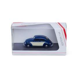 Volkswagen  - Kever 2-tone blue/beige - 1:64 - Schuco - S452040103 - schuco452040103 | Toms Modelautos