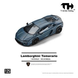 Lamborghini  - Temerario matte blue - 1:64 - Trends Hobby - 241082A - TH241082A | Toms Modelautos