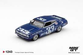 Ford  - Falcon  1974 blue - 1:64 - Mini GT - MGT01243-R - MGT01243-R | Toms Modelautos