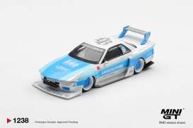 Nissan  - Skyline GTR (R32) 2026 white/blue - 1:64 - Mini GT - MGT01238-R - MGT01238-R | Toms Modelautos