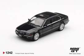 BMW  - 750 IL 1999 black - 1:64 - Mini GT - MGT01242-L - MGT01242-L | Toms Modelautos