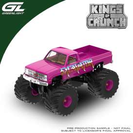 GMC  - Sierra C-1500 1987 pink - 1:64 - GreenLight - 49190B - gl49190B | Toms Modelautos
