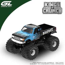 Ford  - F-250 1991 blue/black - 1:64 - GreenLight - 49190C - gl49190C | Toms Modelautos