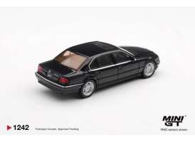 BMW  - 750 IL 1999 black - 1:64 - Mini GT - MGT01242-R - MGT01242-R | Toms Modelautos