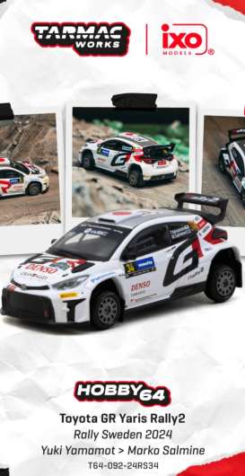 Toyota  - Yaris 2024 various - 1:64 - Tarmac - T64-092-24RS34 - TC-T64-092-24RS34 | Toms Modelautos