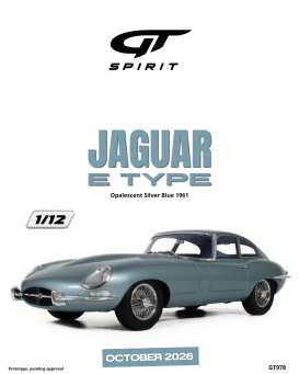 Porsche  - E Type 1961 silver blue - 1:12 - GT Spirit - GT978 - GT978 | Toms Modelautos