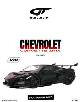 Chevrolet  - Corvette ZR1X 2025 black - 1:18 - GT Spirit - GT1027 - GT1027 | Toms Modelautos