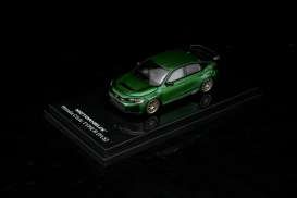Honda  - Civic Type R (FL5) 2026 metallic green - 1:64 - Motorhelix - M65342 - MH65342 | Toms Modelautos