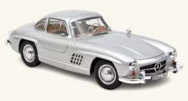 Mercedes Benz  - 300 SL 1954 silver - 1:18 - Norev - 183857 - nor183857 | Toms Modelautos