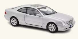 Mercedes Benz  - CLK-Class  2000 silver - 1:18 - Norev - 183360 - nor183335 | Toms Modelautos