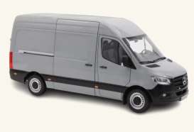 Mercedes Benz  - Sprinter 2018 grey - 1:18 - Norev - 183042 - nor183042 | Toms Modelautos