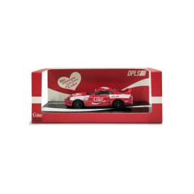 Toyota  - Supra white/red - 1:64 - DPLS - IN64-DPLS-A80-HKTS25 - IN64-DPLS-A80-HKTS25 | Toms Modelautos