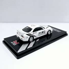 Nissan  - Skyline GT-R (R33) white/black - 1:64 - DPLS - DPLS-R33-TMCS25 - IN64-DPLS-R33-TMCS25 | Toms Modelautos