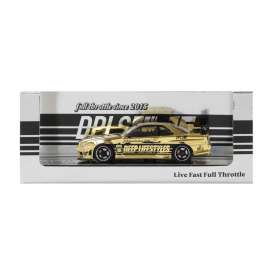 Nissan  - Skylnie GT-R R34 chrome - 1:64 - DPLS - IN64-DPLS-R34-10ANY - IN64-DPLS-R34-10ANY | Toms Modelautos