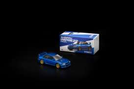 Subaru  - Impreza blue - 1:64 - WORKS - W64-0001 - W64-0001 | Toms Modelautos