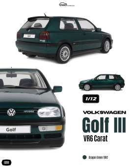 Volkswagen  - Golf III VR6 Carat 1992 dragon green - 1:12 - OttOmobile Miniatures - G099 - OTG099 | Toms Modelautos
