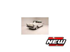Chevrolet  - Bel Air Coupe 1957 white - 1:18 - Maisto - 31477W - mai31477W | Toms Modelautos