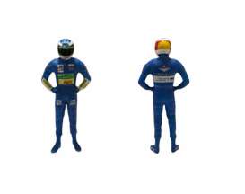Figures diorama - Schumacher Benetton  - 1:12 - Cartrix - CTPL12002 - CTPL12002 | Toms Modelautos