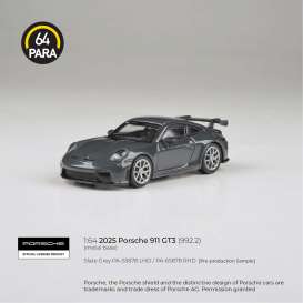 Porsche  - 911 GT3 2025 grey - 1:64 - Para64 - PA-55878 - pa55878L | Toms Modelautos